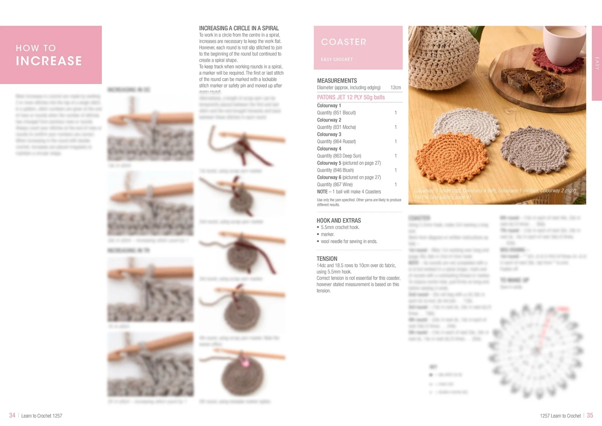Patons Learn To Crochet 1257 - Image 18